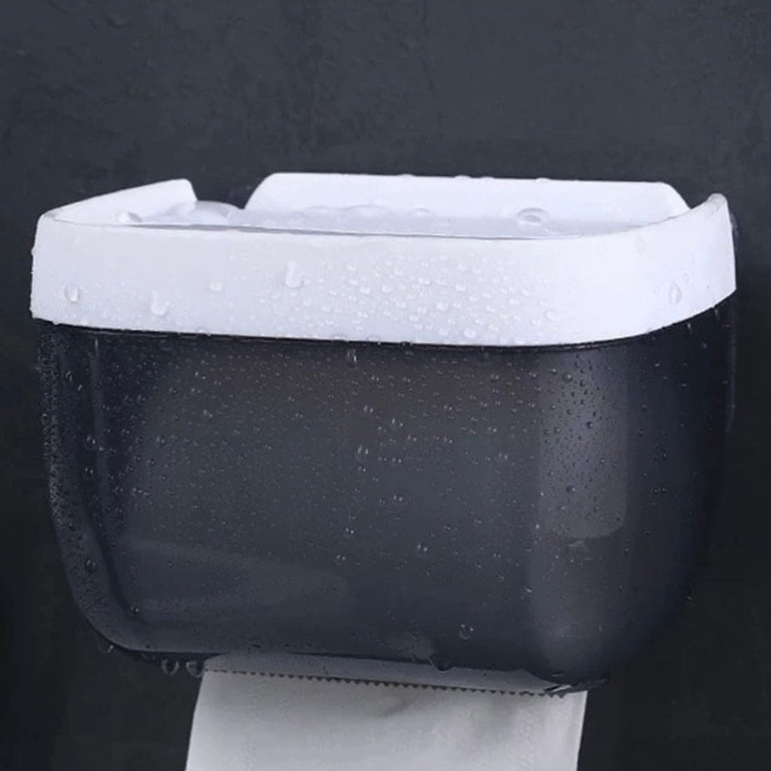Wall Mounted Toilet Roll Holder With Shelf Storage Rack, Toilet Tissue Box, Punch-free Toilet Paper Holder Box, Waterproof Storage Toilet Paper Storage Rack Wall Mounted Toilet Roll Holder With Shelf Storage Rack, Toilet Tissue Box, Punch-free Toilet Paper Holder Box, Waterproof Storage Toilet Paper Storage Rack